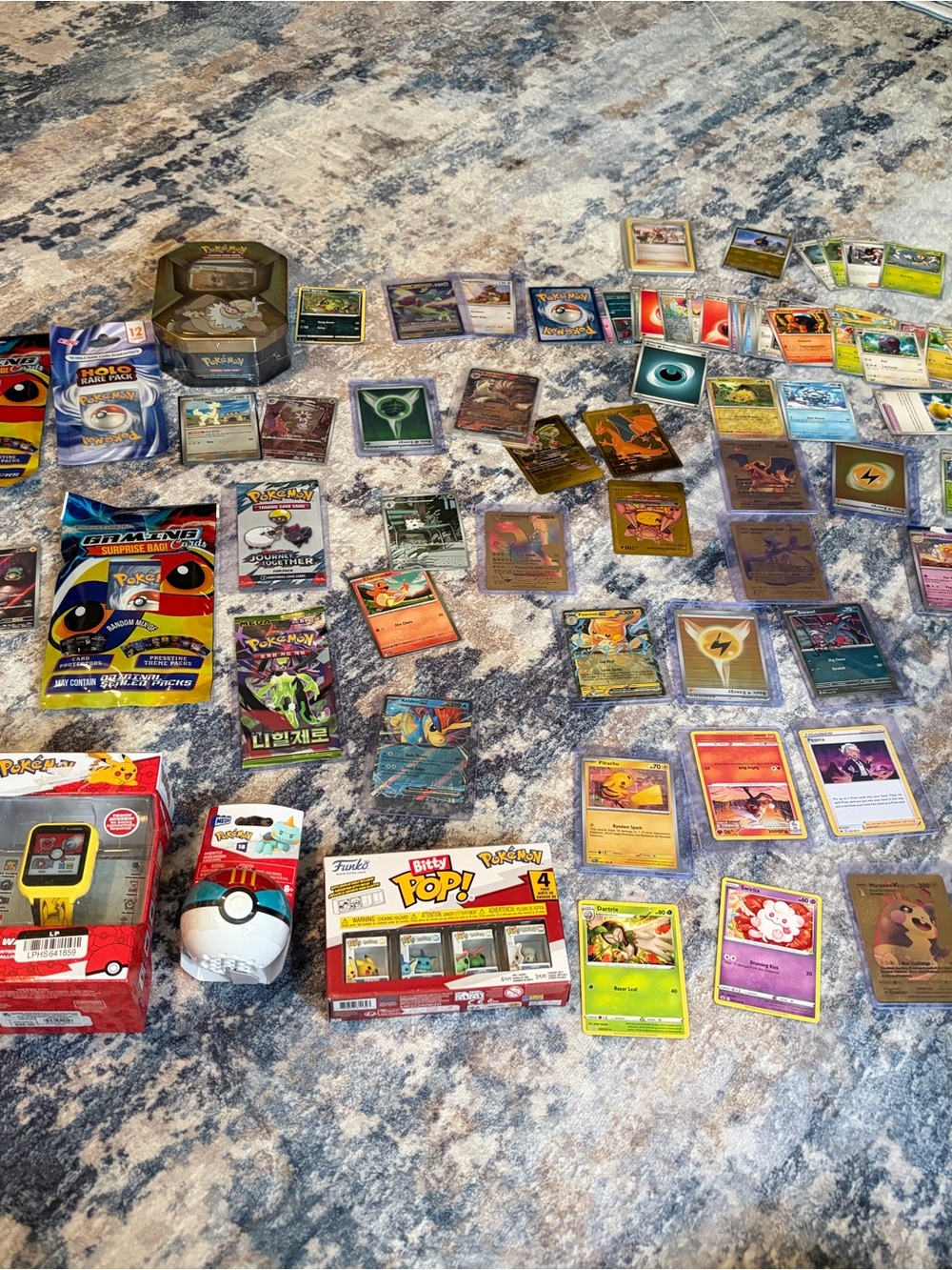 Pokémon Card & Merch Lot - Multi Color